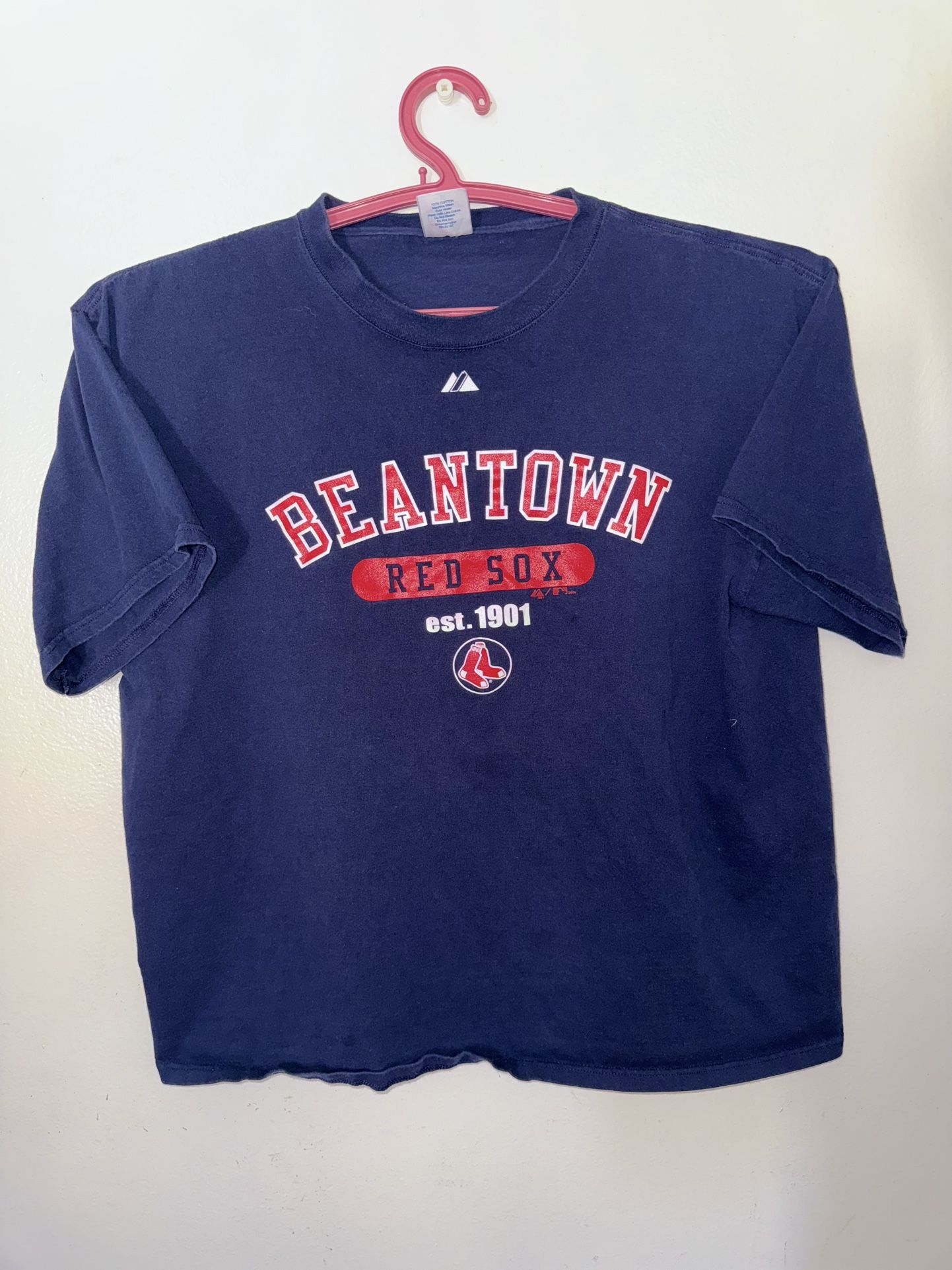 2006 Boston Red Sox Shirt Men's 2XL Blue Short Sleeve Tee Beantown Majestic MLB