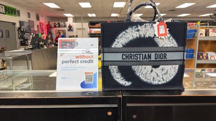 Christian Dior Canvas Tie Dye Book Tote