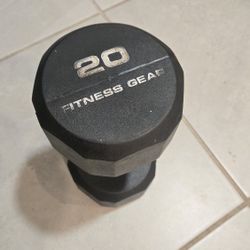 Fitness Gear 20Lb Single  Dumbbell....$35