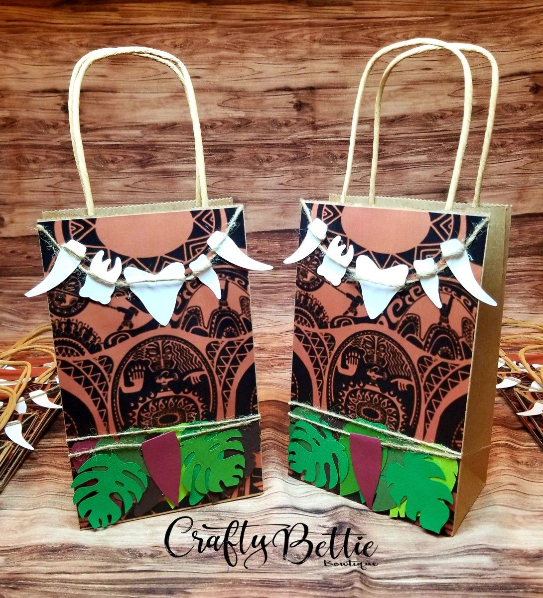 Moana favor bags