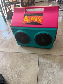 Custom Cooler  with Dual Speakers
