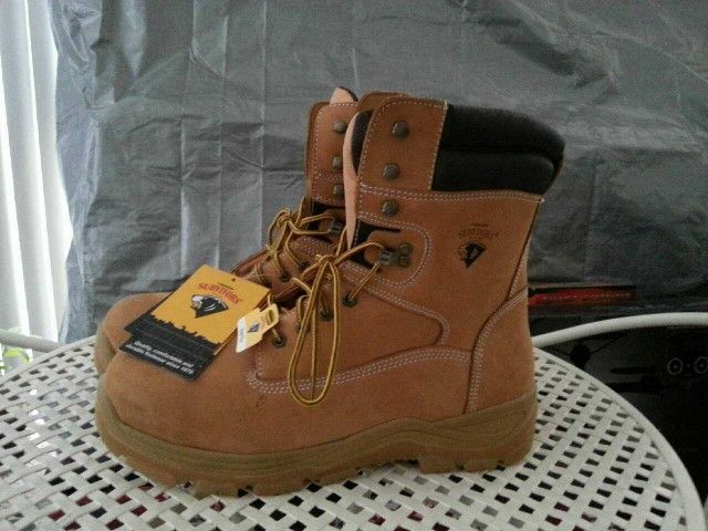 New Pair Work Boots Size 8