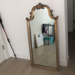 Vintage Jcpenney Mirror Gold 