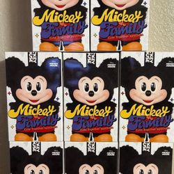 Mickey Family Cute Together Keychain