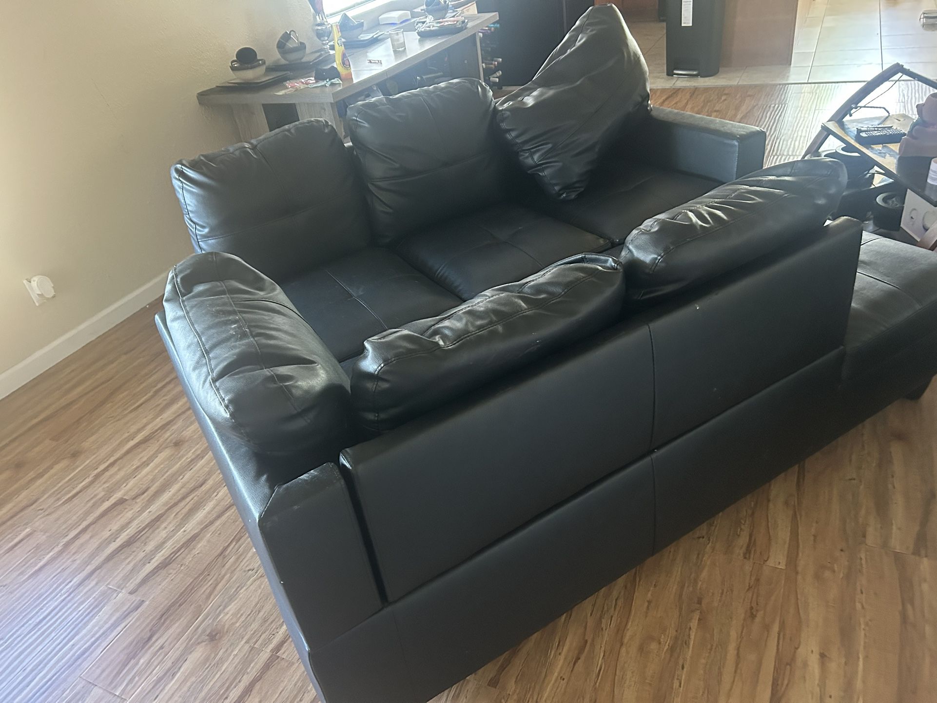 Black two piece Couch 