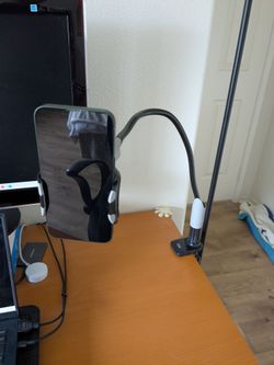 Flexible Gooseneck Phone Holder Clamp Mount