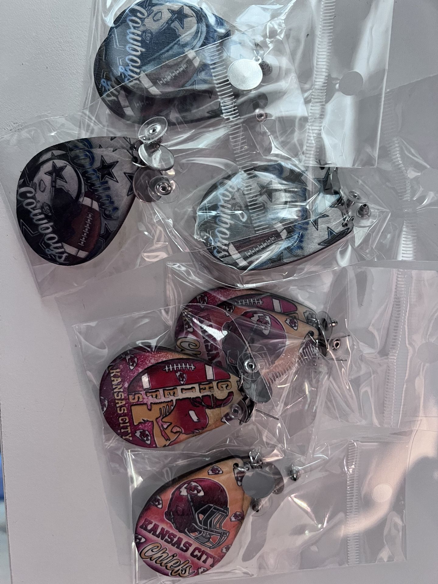 Cowboys & Chiefs Earrings & Mix
