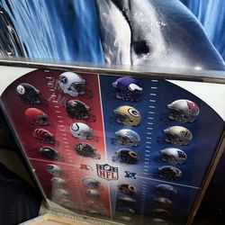 Football poster frame