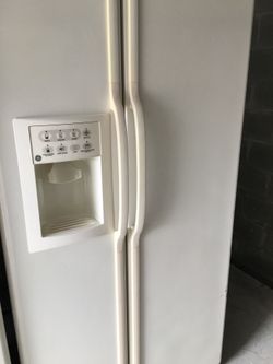 Ge beige refrigerator