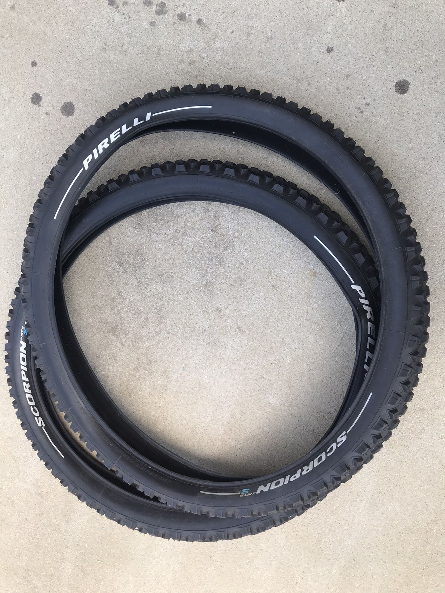 New Pirelli Scorpion Mtb Tires 27.5 X 2.6 for Sale in Angier, NC OfferUp