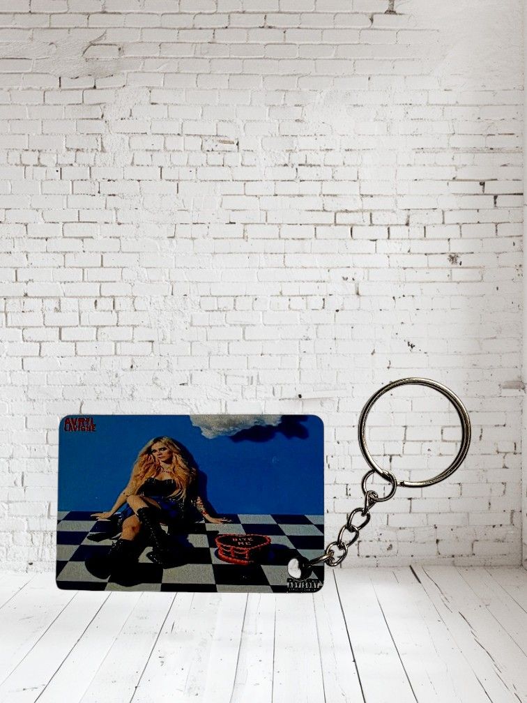 Avril Lavigne Poster Keychain