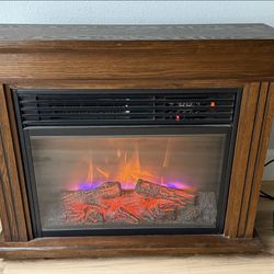 Electric Fireplace with Remote