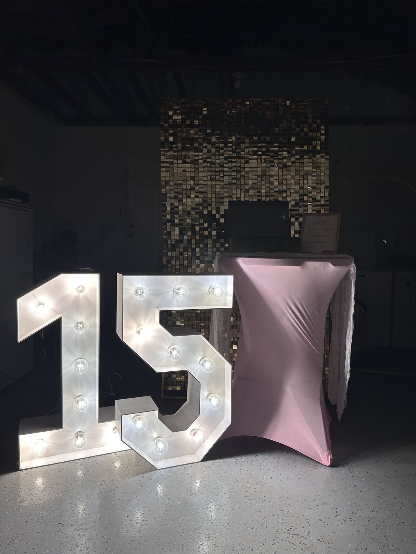 1&5 Solid Wood Marquee #’s