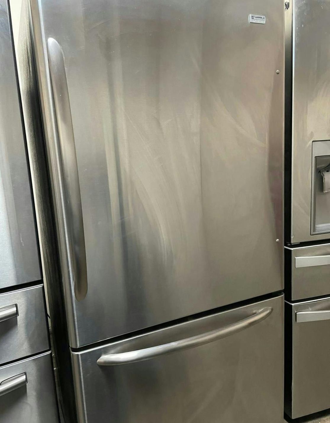 Amana Bottom Freezer Refrigerator Stainless Steel