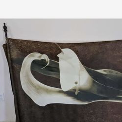 Huge Flower Wall Art Fabric Tapestry - 56x64