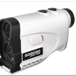 Gogogo Sport Vpro GS24 - Telémetro láser para golf y caza, con aumento de 7X, rango de medición de distancia de 1200 yardas, función de vibración de b