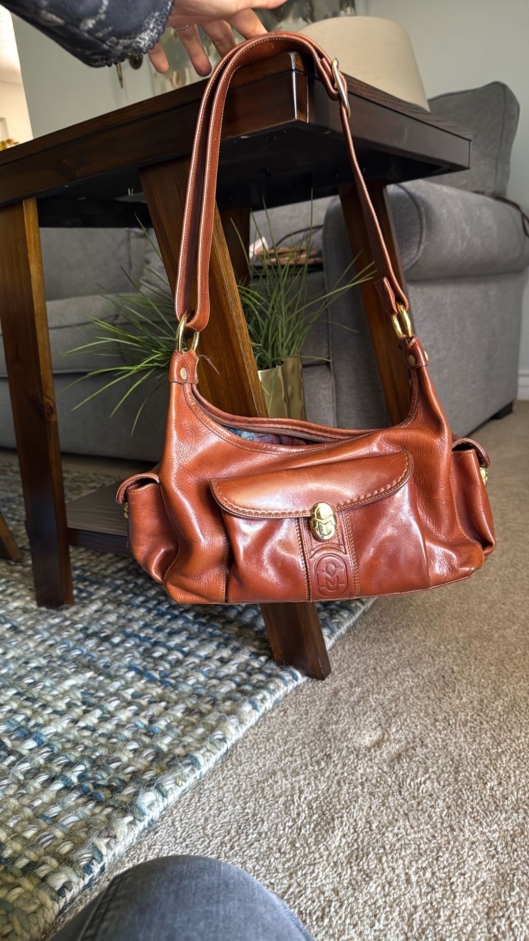 Leather Marino Orlandi Shoulder Purse