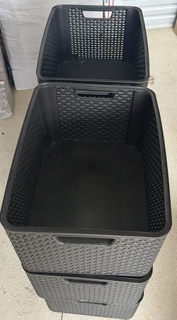 6 Storage Baskets.