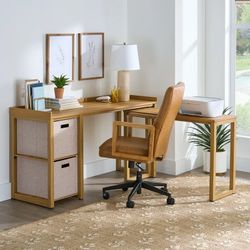 Better Homes & Gardens Ezra Modular L Desk with 2-Cube Storage