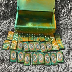 Dolphins Dominoes With Case