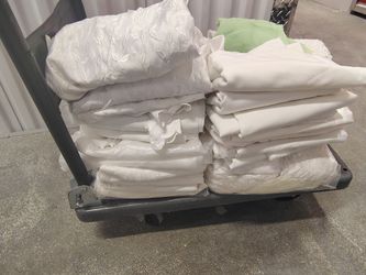 Lots of White Fabric