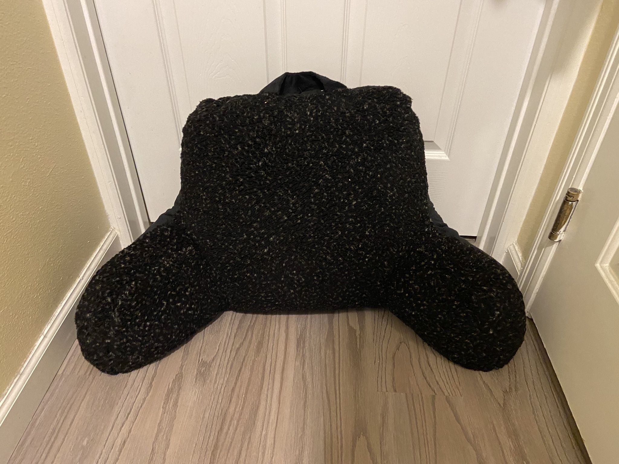 Faux Shearling Bed Rest Pillow