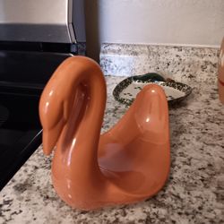 Mid Century Swan Decor Piece 