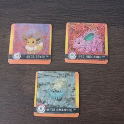 Pokemon Flipz Premier Edition Lot Of 3
