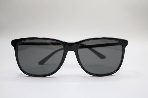 Gucci GG0017S Black Rectangle Sunglasses