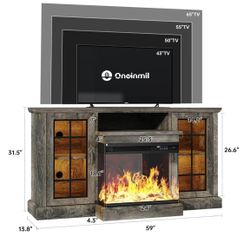 New, Tv Stand With Fireplace(already Assembled 