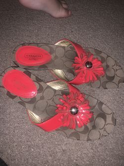 Coach sandals