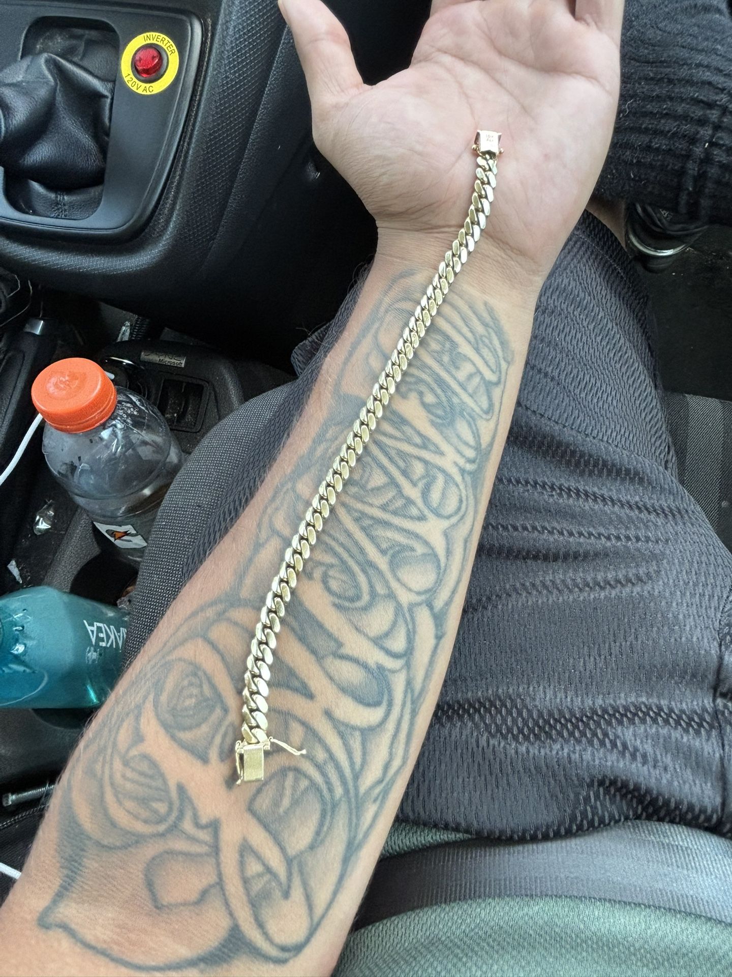 10k Cuban Link Bracelet