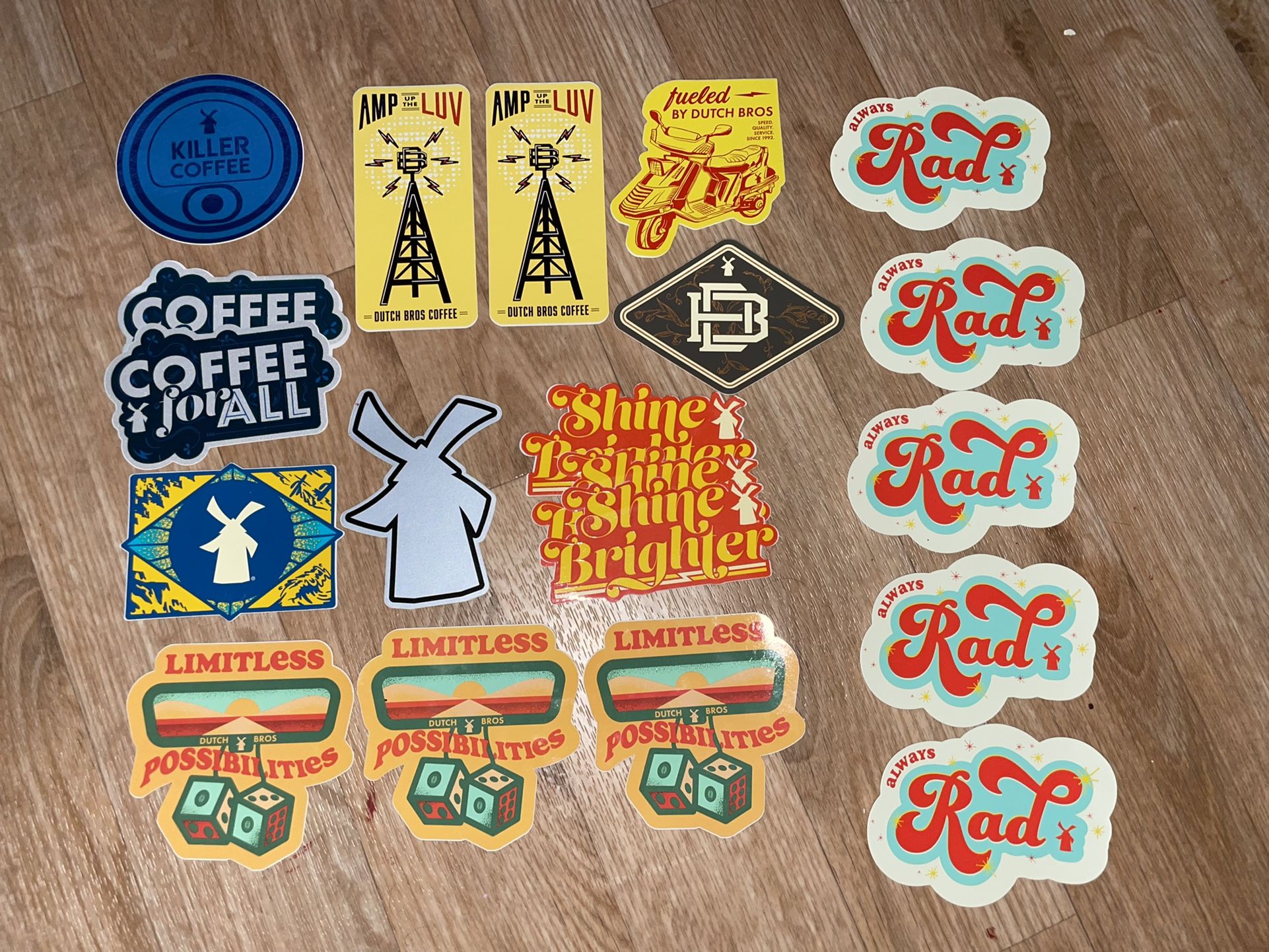Dutch bros stickers