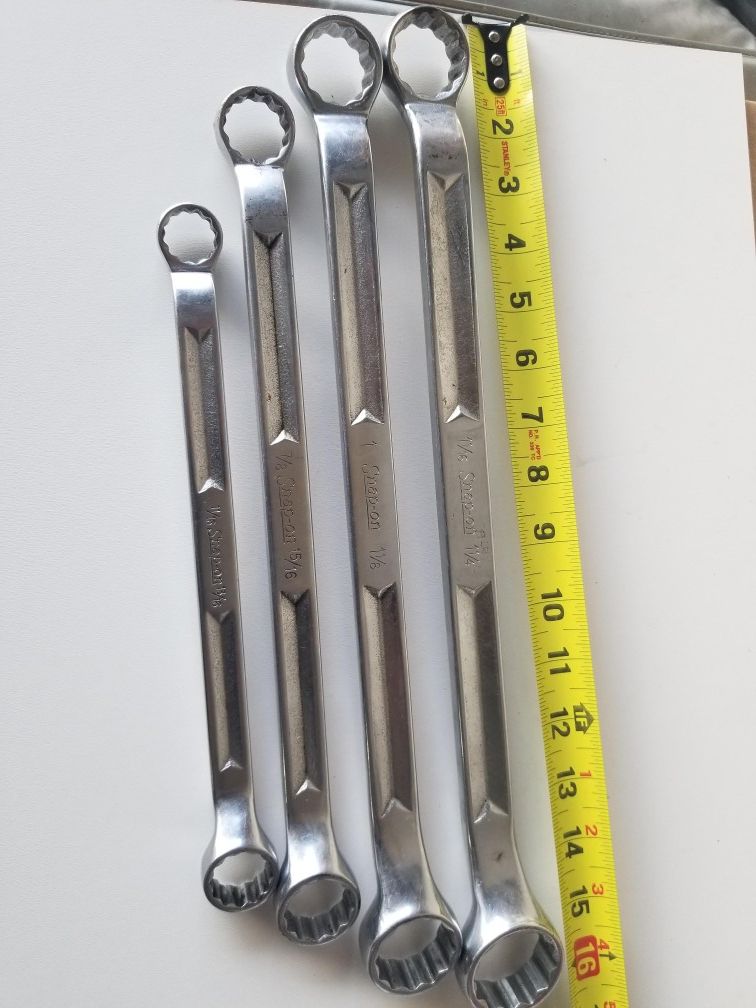 Snap on 5 pc sae offset box wrench set