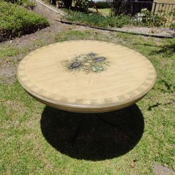 Vintage Italian Round Table Indoor Or Outdoor 