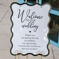 Welcome Sign - Wedding 