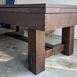 7’ Pool Table & dining Top - Pro Delivery & Install Included 