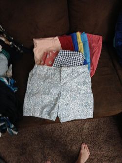 9 pair women's size 2 shorts 