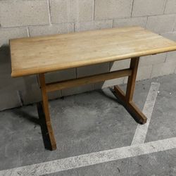 Butcher Block Table