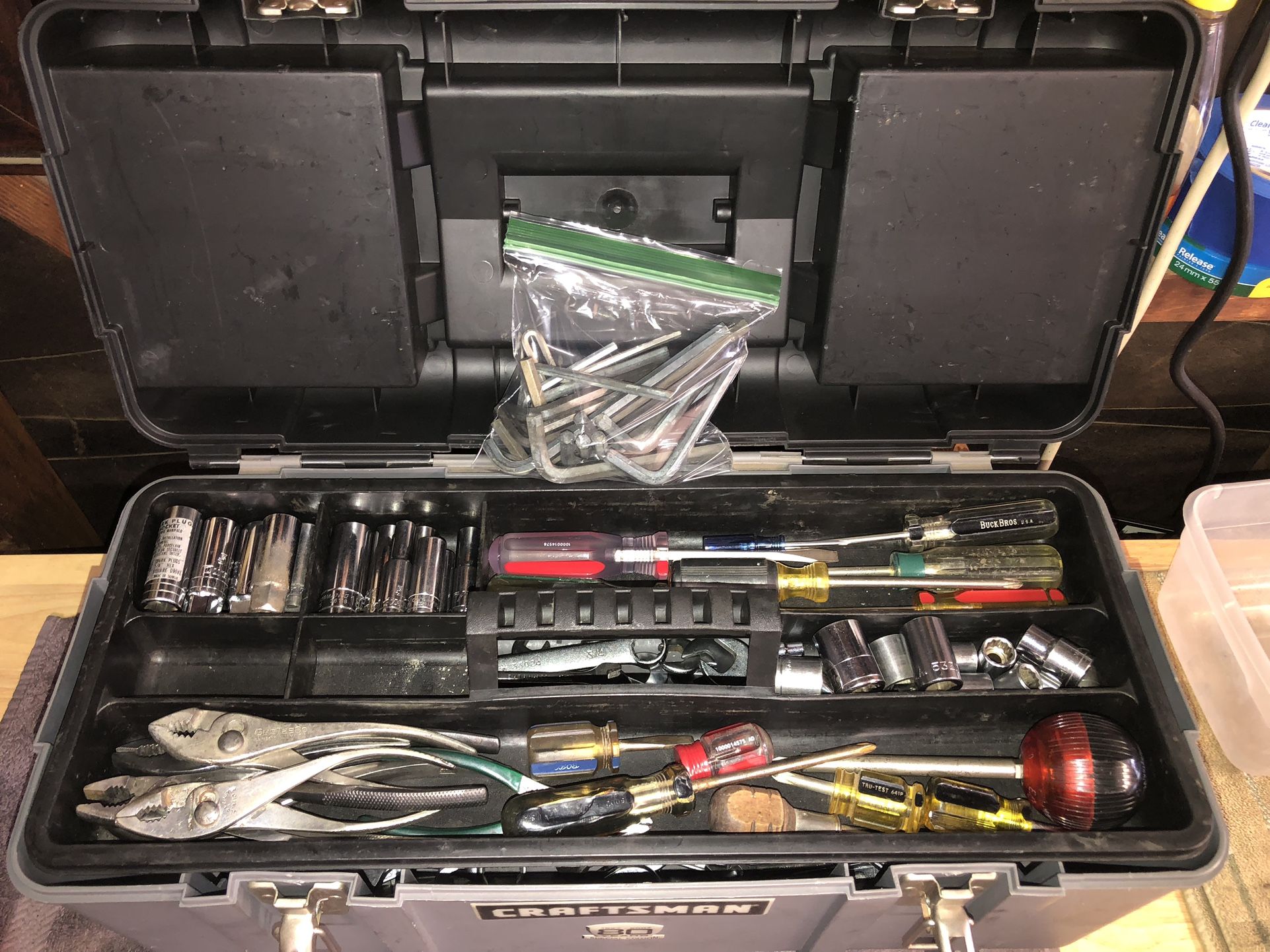 Craftsman Tool Box With Tools