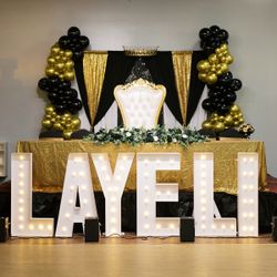 Marquee Letters ONLY
