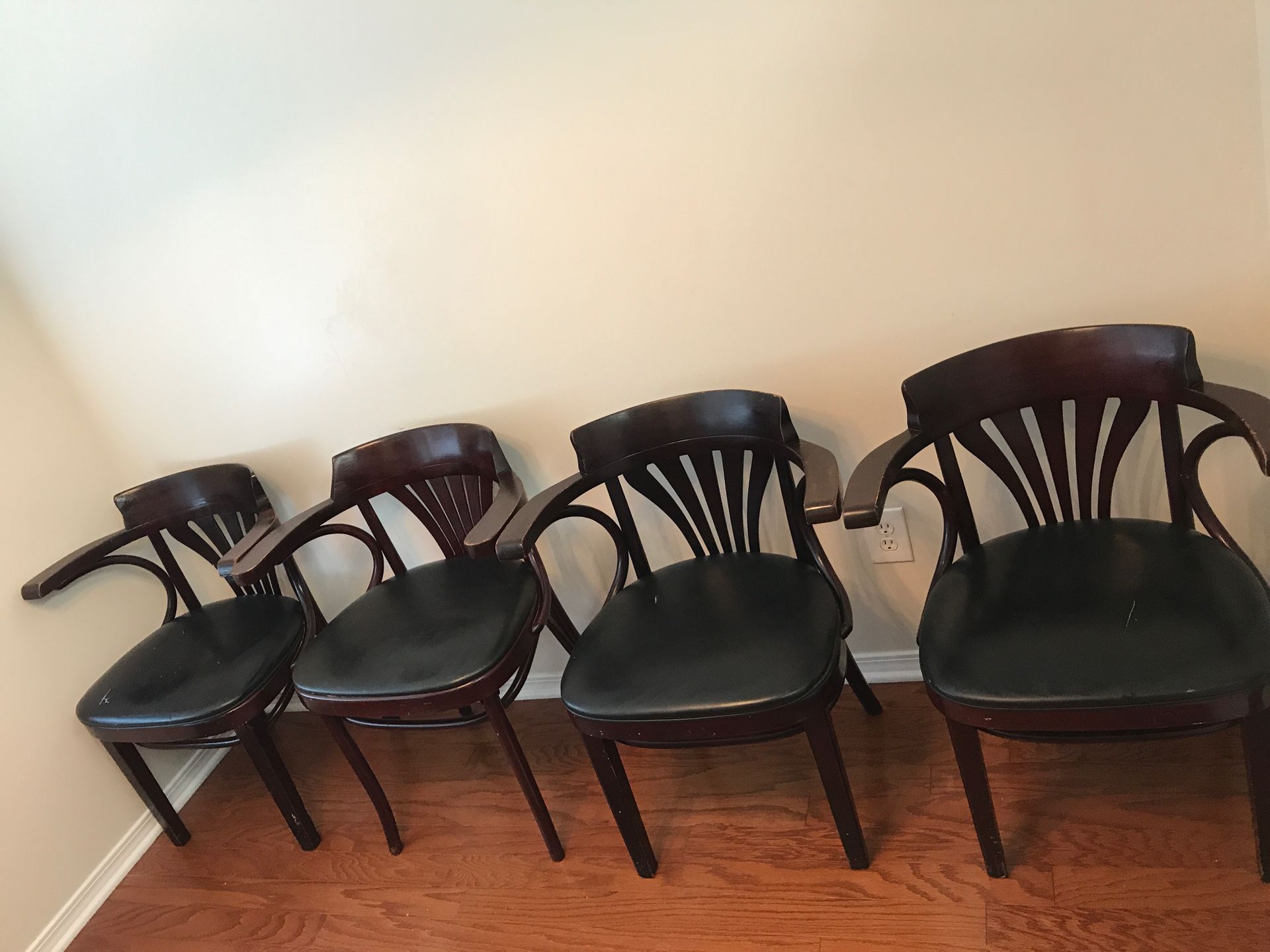 Dining chairs with arms