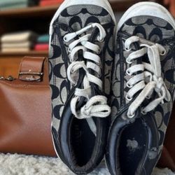 $25 Vintage 100% Authentic COACH 6.5 Sneakers Shoes 