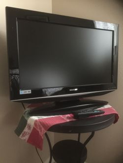 32” LCD TV with Built In DVD Player, Remote, and 6 Feet HDMI Cable .