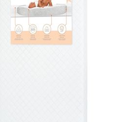 Dream On Me Holly 3 Fiber Baby Crib Mattress, Fits All Mini & Portable Crib
