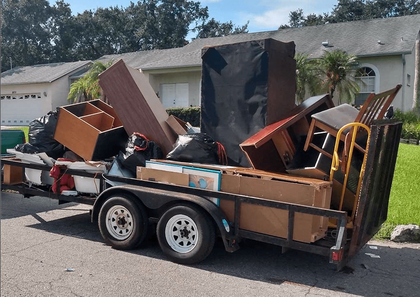 Trailer To Remove Any Trash