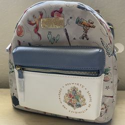 Harry Potter Water Color Icons Mini Backpack
