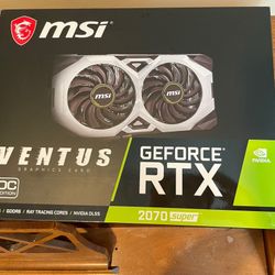 MSi 2070 Super Graphics Card 