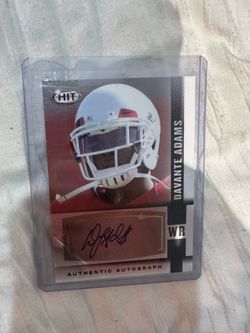 NFL Davante Adams Autographed Rookie Card