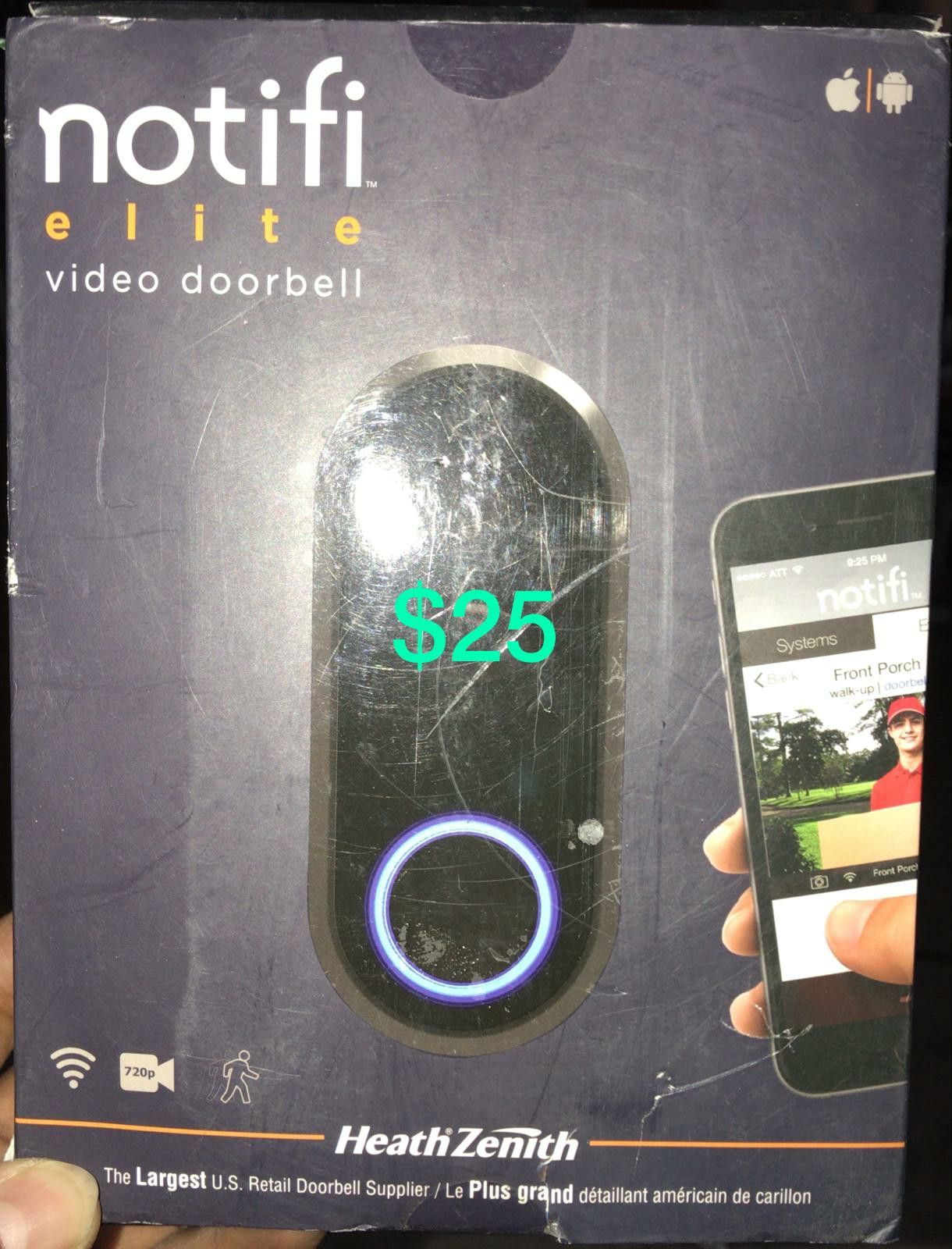 Notifi elite video doorbell